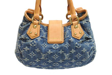 Load image into Gallery viewer, LOUIS VUITTON ルイ・ヴィトン ハンドバッグ プレオウンド プリーティ モノグラムデニム M95020 ゴールド金具 美品 中古 54320