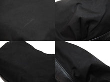 Load image into Gallery viewer, PRADA プラダ ハンドバッグ ワンショルダー 三角プレート ブラック ナイロン BR3332 シルバー金具 良品 中古 54324