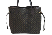 画像をギャラリービューアに読み込む, LOUIS VUITTON ルイ・ヴィトン トートバッグ ネヴァーフルMM モノグラムイディール ブラウン M40513 ゴールド金具 美品 中古 54344