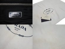Load image into Gallery viewer, PRADA プラダ ハンドバッグ ワンショルダー 三角プレート ブラック ナイロン BR3332 シルバー金具 美品 中古 54358