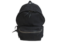 Load image into Gallery viewer, SAINT LAURENT PARIS サンローランパリ リュック 326865/203419 キャンバス レザー ブラック シルバー金具 良品 中古 54370