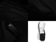 画像をギャラリービューアに読み込む, DIOR HOMME ディオールオム ショルダーバッグ ブラック キャンバス レザー 175-BM-0086 シルバー金具 良品 中古 54371