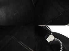 画像をギャラリービューアに読み込む, CHROME HEARTS クロムハーツ ボストンバッグ タイニーダッフル ダガージップ レザー ブラック シルバー金具 美品 中古 54375