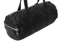画像をギャラリービューアに読み込む, CHROME HEARTS クロムハーツ ボストンバッグ タイニーダッフル ダガージップ レザー ブラック シルバー金具 美品 中古 54375