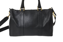 画像をギャラリービューアに読み込む, CHANEL シャネル ミニボストンバッグ ショルダーバッグ 2WAY ココマーク キャビアスキン ブラック ゴールド金具 美品 中古 54397