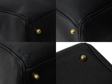 画像をギャラリービューアに読み込む, CHANEL シャネル ミニボストンバッグ ショルダーバッグ 2WAY ココマーク キャビアスキン ブラック ゴールド金具 美品 中古 54397