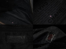 画像をギャラリービューアに読み込む, CHANEL シャネル チョコバー ハンドバッグ ミニボストンバッグ 8番台 A24184 ラムスキン ブラック シルバー 美品 中古 54400