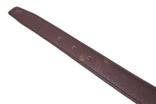 Load image into Gallery viewer, HERMES エルメス ベルト H バックル □D刻印 ボックスカーフ ナロー レザー 65 ブラック ブラウン ゴールド金具 美品 中古 54434