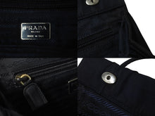 Load image into Gallery viewer, PRADA プラダ トートバッグ ネイビー ナイロン トライアングルロゴ イタリア製 シルバー金具 中古 54440