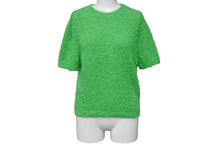 画像をギャラリービューアに読み込む, 極美品 GUCCI グッチ クロップドニット グリーン GGロゴ刺繍 品質タグなし サイズ S 中古 54460