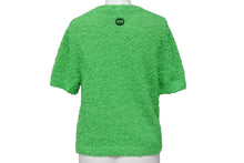 画像をギャラリービューアに読み込む, 極美品 GUCCI グッチ クロップドニット グリーン GGロゴ刺繍 品質タグなし サイズ S 中古 54460