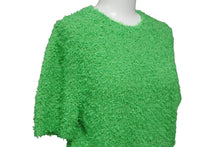 画像をギャラリービューアに読み込む, 極美品 GUCCI グッチ クロップドニット グリーン GGロゴ刺繍 品質タグなし サイズ S 中古 54460