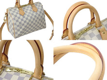 画像をギャラリービューアに読み込む, 極美品 ルイヴィトン ダミエ・アズール LOUIS VUITTON スピーディバンドリエール25 N41374 中古 54461