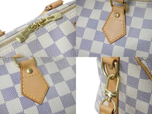 画像をギャラリービューアに読み込む, 極美品 ルイヴィトン ダミエ・アズール LOUIS VUITTON スピーディバンドリエール25 N41374 中古 54461