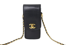 Load image into Gallery viewer, CHANEL シャネル ショルダー 縦長 キャビアスキン 3番台 KB ミニマトラッセ 携帯ケース バッグ 美品 中古 54464