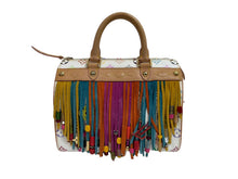 Load image into Gallery viewer, 極美品 LOUIS VUITTON ルイヴィトン 村上隆 ハンドバッグ スピーディ25 フラーンジュ モノグラムマルチ M40113 ブロン 中古 54465