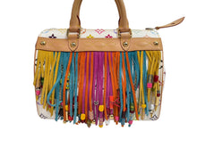 Load image into Gallery viewer, 極美品 LOUIS VUITTON ルイヴィトン 村上隆 ハンドバッグ スピーディ25 フラーンジュ モノグラムマルチ M40113 ブロン 中古 54465