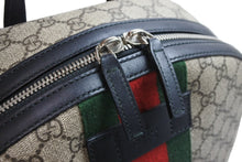 画像をギャラリービューアに読み込む, 極美品 GUCCI グッチ リュック ウェブ GGスプリーム バックパック GGスプリームキャンバス 443805 001998 シルバー金具 中古 54469