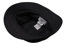 Load image into Gallery viewer, 極美品 HERMES エルメス 帽子 ハット バケット ブラック コットン 毛 サイズ59 シルバー金具 中古 54471