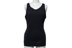 CHANEL Chanel Swimwear Swimsuit Coco Mark Navy Nylon Spandex Size 42 Good Condition Used 54475
