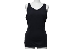 CHANEL Chanel Swimwear Swimsuit Coco Mark Navy Nylon Spandex Size 42 Good Condition Used 54475