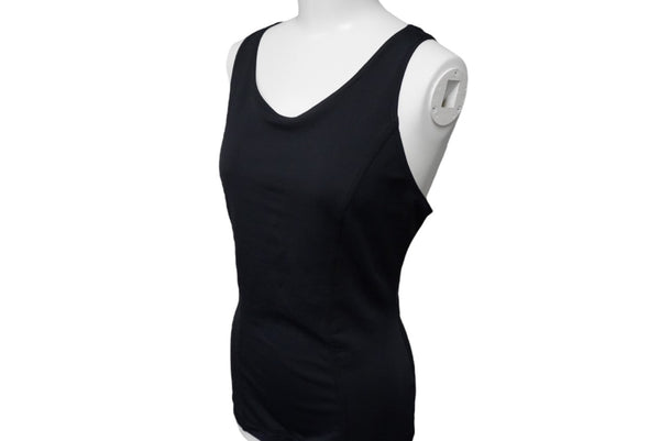CHANEL Chanel Swimwear Swimsuit Coco Mark Navy Nylon Spandex Size 42 Good Condition Used 54475