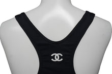 Load image into Gallery viewer, CHANEL シャネル スイムウェア 水着 ココマーク ネイビー ナイロン スパンデックス サイズ42 美品 中古 54475