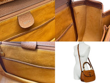 画像をギャラリービューアに読み込む, GUCCI グッチ バンブー 2WAYバッグ ハンドバッグ ショルダーバッグ 000 01 0633 レザー ブラウン ゴールド金具 美品 中古 54476