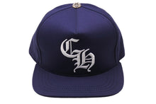 Load image into Gallery viewer, 新品未使用 CHROME HEARTS クロムハーツ ベースボールキャップ CHキャップ ネイビー ホワイト シルバー925 フリー 中古 54500