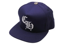 Load image into Gallery viewer, 新品未使用 CHROME HEARTS クロムハーツ ベースボールキャップ CHキャップ ネイビー ホワイト シルバー925 フリー 中古 54500