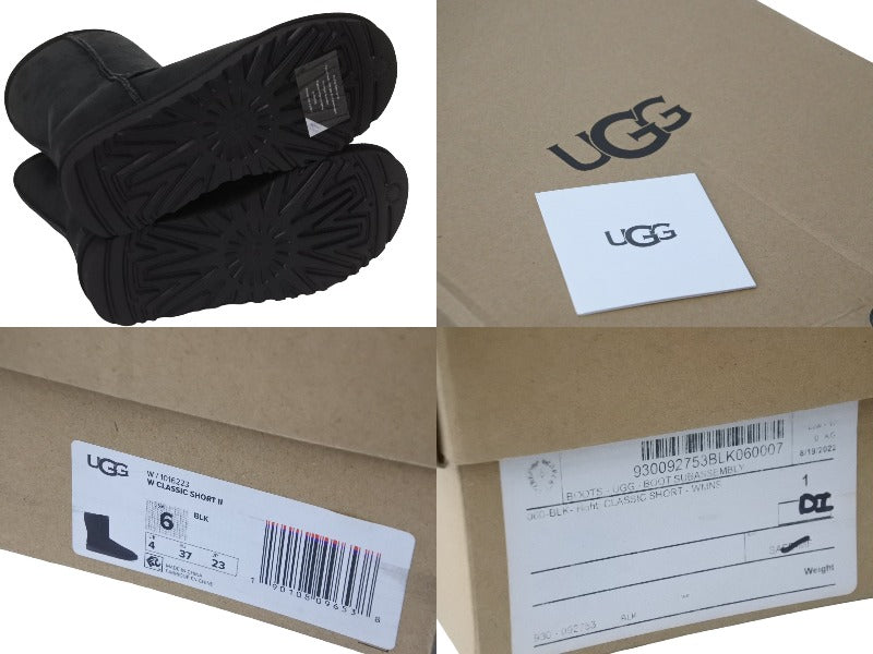 新品未使用 CHROME HEARTS クロムハーツ UGG アグ ムートンブーツ CHクロス シープスキン シルバー925 ブラック 23 中古  54503 – Casanova Vintage