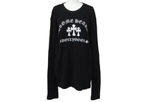 Load image into Gallery viewer, 新品未使用 CHROME HEARTS クロムハーツ 長袖Ｔシャツ マイバッハ サーマル ロゴ 刺繡 ワッフルクロス ブラック サイズL 中古 54509