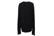 Load image into Gallery viewer, 新品未使用 CHROME HEARTS クロムハーツ 長袖Ｔシャツ マイバッハ サーマル ロゴ 刺繡 ワッフルクロス ブラック サイズL 中古 54509
