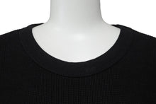 Load image into Gallery viewer, 新品未使用 CHROME HEARTS クロムハーツ 長袖Ｔシャツ マイバッハ サーマル ロゴ 刺繡 ワッフルクロス ブラック サイズL 中古 54509