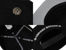 画像をギャラリービューアに読み込む, 新品未使用 CHROME HEARTS クロムハーツ ベースボールキャップ CHキャップ ブラック ホワイト シルバー925 フリー 54514