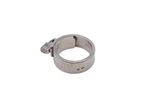 Load image into Gallery viewer, HERMES エルメス ヴィンテージ ケリーリング カデナモチーフ シルバー925 10.3g サイズ52 12号相当 良品 中古 54523