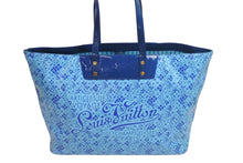 画像をギャラリービューアに読み込む, LOUIS VUITTON ルイヴィトン トートバッグ M93164 村上隆 コスミックGM コスミックブラッサム ブルー 美品 中古 54530