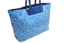 画像をギャラリービューアに読み込む, LOUIS VUITTON ルイヴィトン トートバッグ M93164 村上隆 コスミックGM コスミックブラッサム ブルー 美品 中古 54530