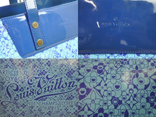 画像をギャラリービューアに読み込む, LOUIS VUITTON ルイヴィトン トートバッグ M93164 村上隆 コスミックGM コスミックブラッサム ブルー 美品 中古 54530