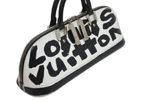 画像をギャラリービューアに読み込む, LOUIS VUITTON ルイヴィトン ハンドバッグ モノグラム グラフィティ アルマPM ホリゾンタル モノトーン M92175 良品 中古 54531