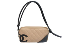 Load image into Gallery viewer, CHANEL シャネル ワンショルダーバッグ カンボンライン ココマーク 9番台 ラムスキン ピンク ブラック 美品 中古 54537
