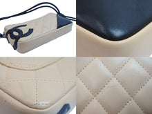 Load image into Gallery viewer, CHANEL シャネル ワンショルダーバッグ カンボンライン ココマーク 9番台 ラムスキン ピンク ブラック 美品 中古 54537