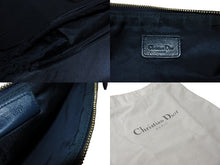 Load image into Gallery viewer, Christian DIor クリスチャンディオール サドル ポーチ ワンショルダーバック MC1021 トロッター柄 ネイビー 美品 中古 54539