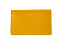 画像をギャラリービューアに読み込む, 極美品 CHANEL シャネル カードケース ココマーク 6番台 2000年 イエロー レザー ゴールド金具 フランス製 中古 54541