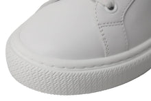 Load image into Gallery viewer, 新品未使用 23年 エルメス レザー スニーカー 白 ローズゴールド金具 ケリーバックル 36.5サイズ 中古 54550