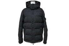画像をギャラリービューアに読み込む, MONCLER モンクレール ダウンジャケット NORME AFNOR フード取り外し ウール ナイロン グレー G32-003 サイズ0 美品 中古 54553