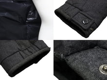 画像をギャラリービューアに読み込む, MONCLER モンクレール ダウンジャケット NORME AFNOR フード取り外し ウール ナイロン グレー G32-003 サイズ0 美品 中古 54553