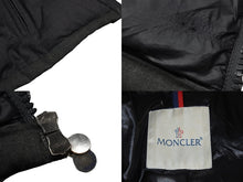 画像をギャラリービューアに読み込む, MONCLER モンクレール ダウンジャケット NORME AFNOR フード取り外し ウール ナイロン グレー G32-003 サイズ0 美品 中古 54553