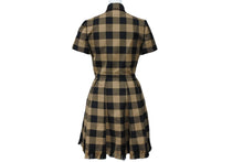 Load image into Gallery viewer, 極美品 Christian Dior クリスチャンディオール ワンピース チェック柄 ショートドレス ウール サイズ34 041R37A1184 中古 54554