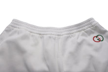 画像をギャラリービューアに読み込む, GUCCI グッチ パンツ スウェット キッズ レディース GGロゴ サイズ12 ホワイト 604336 XJBL1 美品 中古 54584